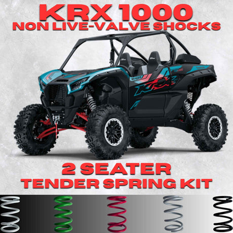 AllThingz UTV Kawasaki KRX 1000 2 Seater Tender Spring Kit - 2-3" Lift + 80% Better Ride (Non Live Valve)
