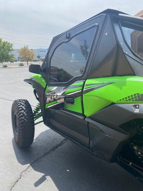 Photo of KAWASAKI Teryx KRX 1000 2-SEAT Cab Enclosure "THE VAULT" Upper Side Doors & Panels (Patent Pending) by Dirt Warrior Accessories - Premium VAULT for UTVs / Side by Sides