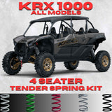 AllThingz UTV Kawasaki KRX 1000 4 Seater Tender Spring Kit - 2-3" Lift + 80% Better Ride