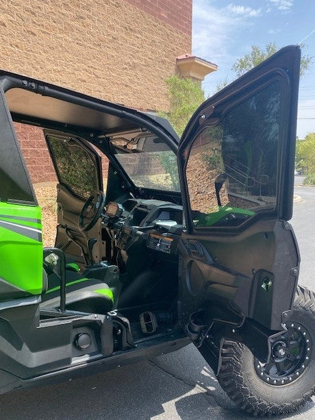 Photo of KAWASAKI Teryx KRX 1000 2-SEAT Cab Enclosure "THE VAULT" Upper Side Doors & Panels (Patent Pending) by Dirt Warrior Accessories - Premium VAULT for UTVs / Side by Sides