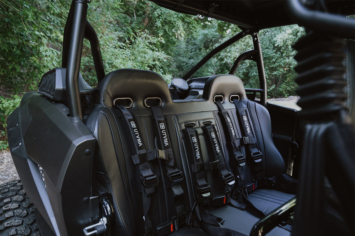Kawasaki KRX 4 Rear Bench Seat with Harnesses (2023+)
