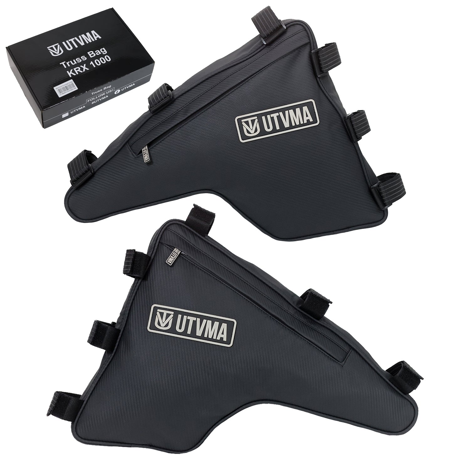 Photo of Set of 2 KRX 2/4 Seater Trail Rack/Truss Bag (2020-2025) by UTV Mountain Accessories - Premium for UTVs / Side by Sides