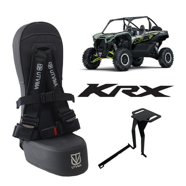 Photo of Kawasaki KRX 2 Bump Seat (2020-2025) by UTV Mountain Accessories - Premium Bump Seat for UTVs / Side by Sides