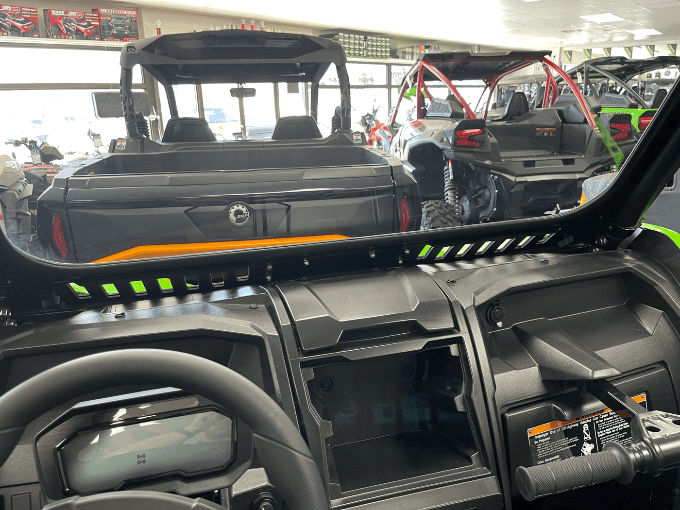 Photo of Kawasaki KRX Windshield by Alpha Windshields - Premium Windshields for UTVs / Side by Sides