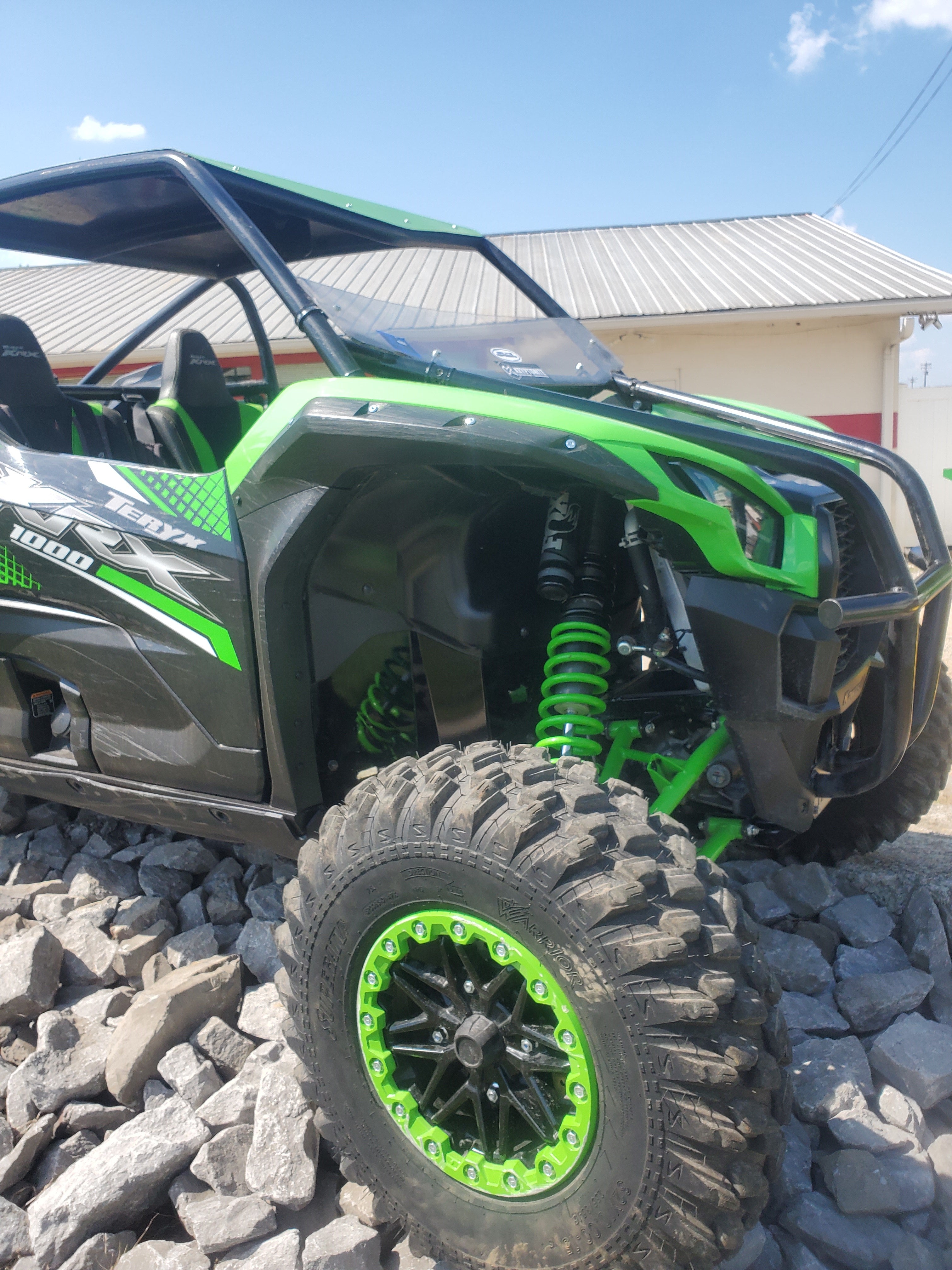 AllThingz UTV Kawasaki KRX 1000 2 Seater Tender Spring Kit - 2-3" Lift + 80% Better Ride (Non Live Valve)