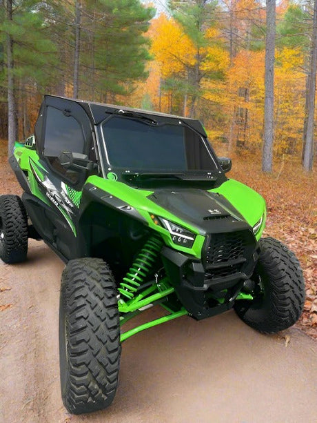 Photo of KAWASAKI Teryx KRX 1000 2-SEAT Cab Enclosure "THE VAULT" Upper Side Doors & Panels (Patent Pending) by Dirt Warrior Accessories - Premium VAULT for UTVs / Side by Sides