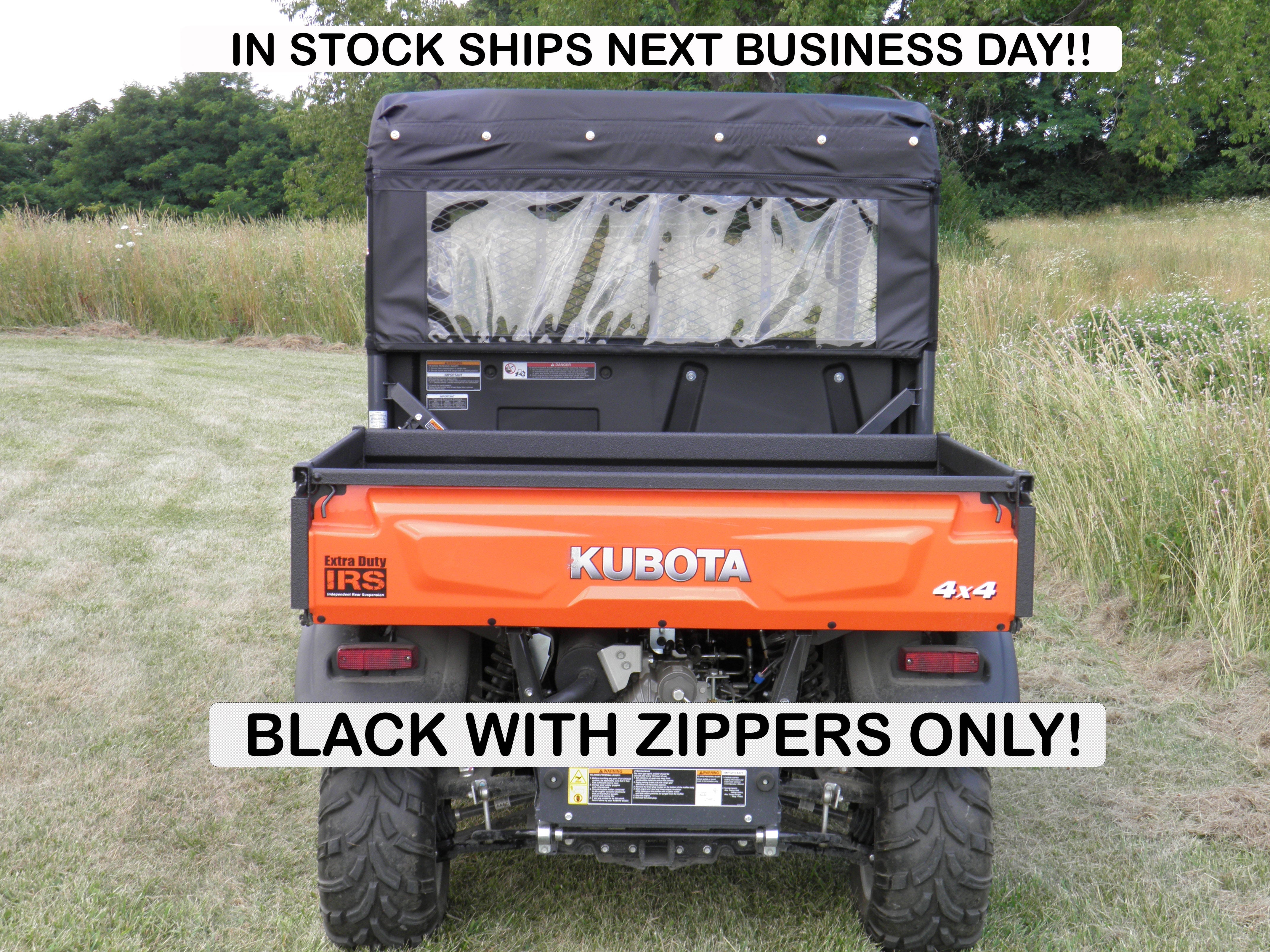 Kubota RTV X900/X1120 - Soft Back Panel