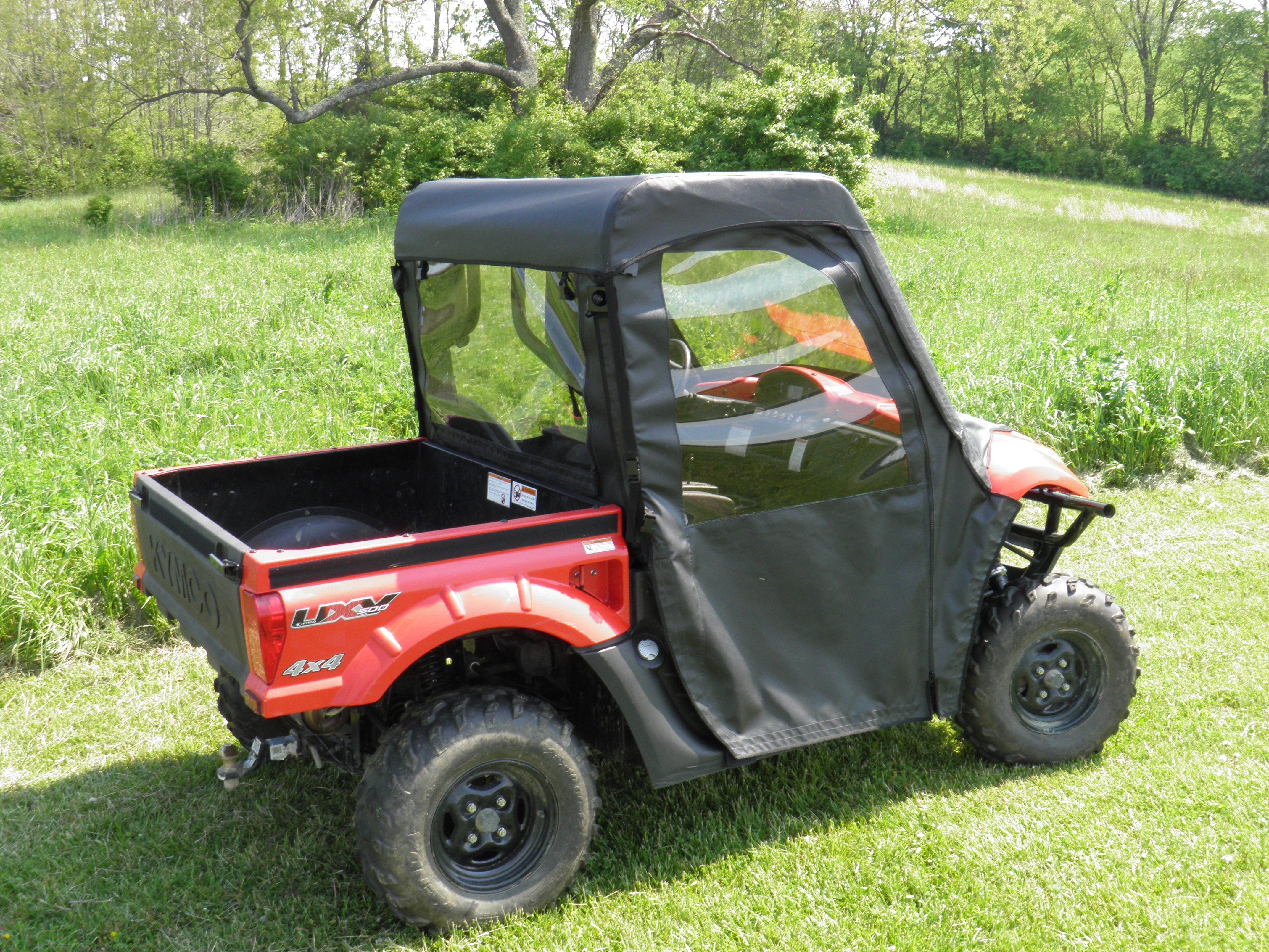 Photo of Kymco 500 - Full Cab Enclosure with Vinyl Windshield by 3 Star UTV - Premium Enclosures for UTVs / Side by Sides