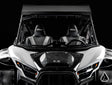 2020+ Kawasaki Teryx KRX 1000 Flip Windshield front view with windshield closed — Assault Industries