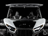 2020+ Kawasaki Teryx KRX 1000 Flip Windshield front view with windshield open — Assault Industries