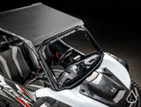 2020+ Kawasaki Teryx KRX 1000 Flip Windshield three-quarter view with windshield open — Assault Industries