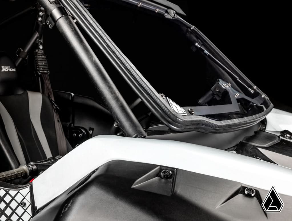 2020+ Kawasaki Teryx KRX 1000 Flip Windshield side seal detail — Assault Industries
