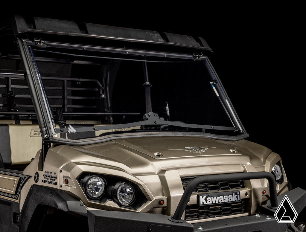 Kawasaki Mule PRO Flip Windshield by Assault Industries