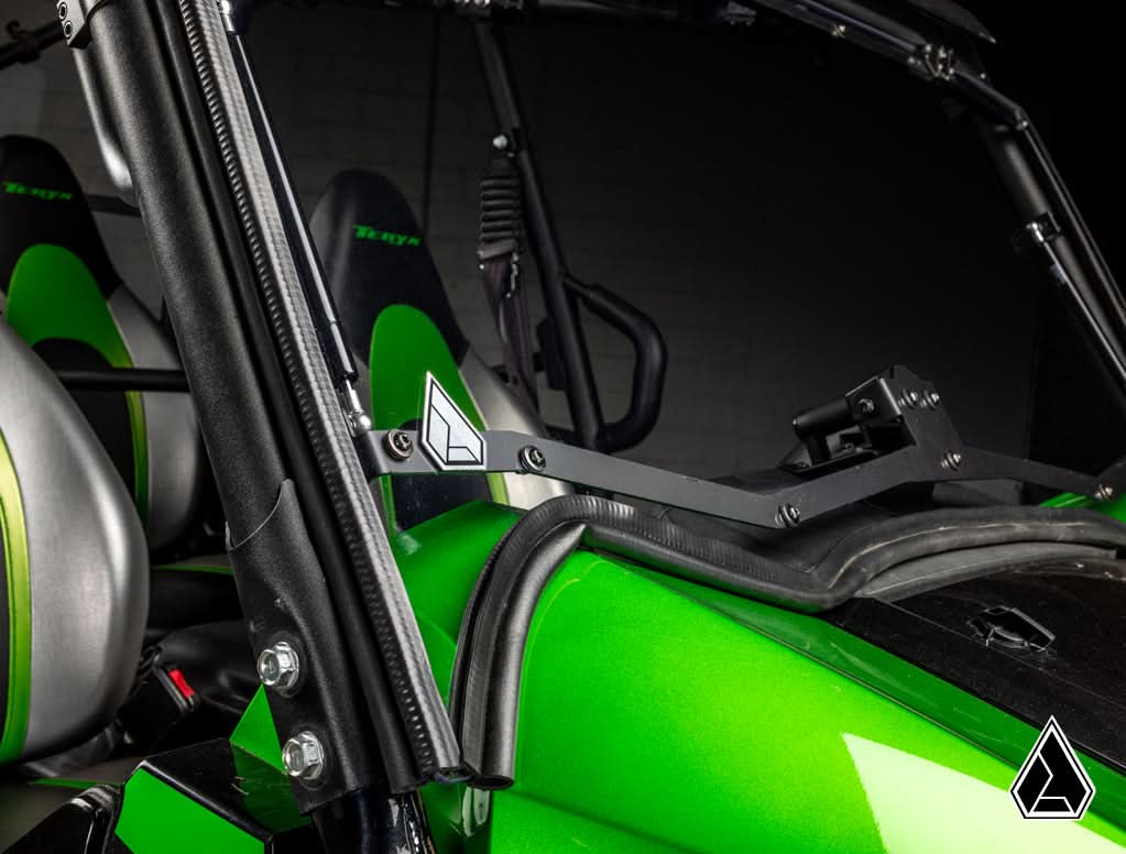 2016+ Kawasaki Teryx / Teryx S Flip Windshield side seal detail — Assault Industries