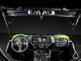 2016+ Kawasaki Teryx / Teryx S Flip Windshield cab view with windshield vented — Assault Industries