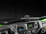 2016+ Kawasaki Teryx / Teryx S Flip Windshield lower latch closed — Assault Industries