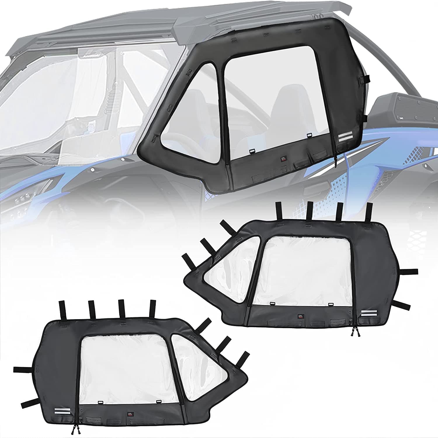 Photo of Soft Cab Enclosures & Fender Flares for Kawasaki Teryx KRX 1000 by Kemimoto - Premium for UTVs / Side by Sides