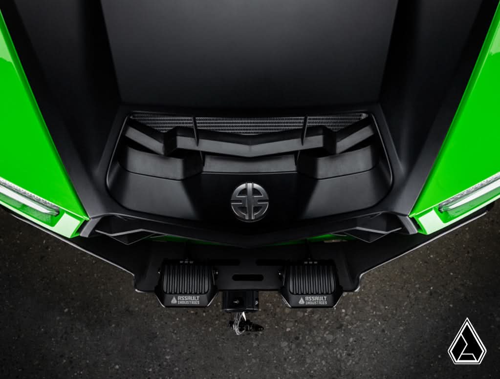 2026+ Kawasaki Teryx H2 Winch-Ready Front Bumper integrated winch mount detail — Assault Industries