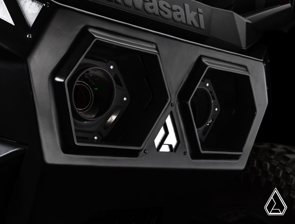 2026+ Kawasaki Teryx H2 Aluminum Rear Bumper rear bumper detail — Assault Industries