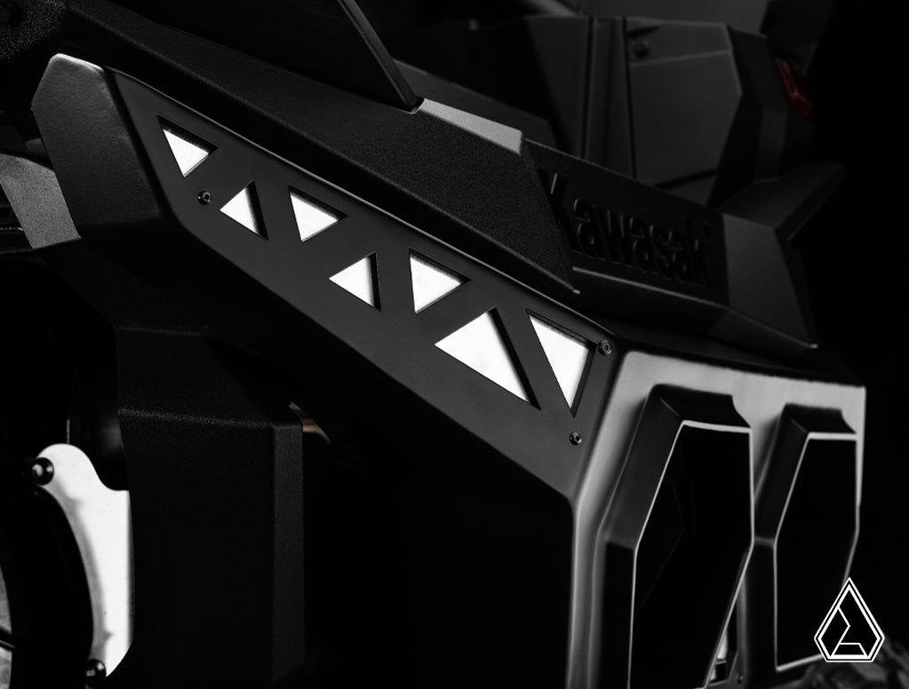 2026+ Kawasaki Teryx H2 Aluminum Rear Bumper side wing detail — Assault Industries