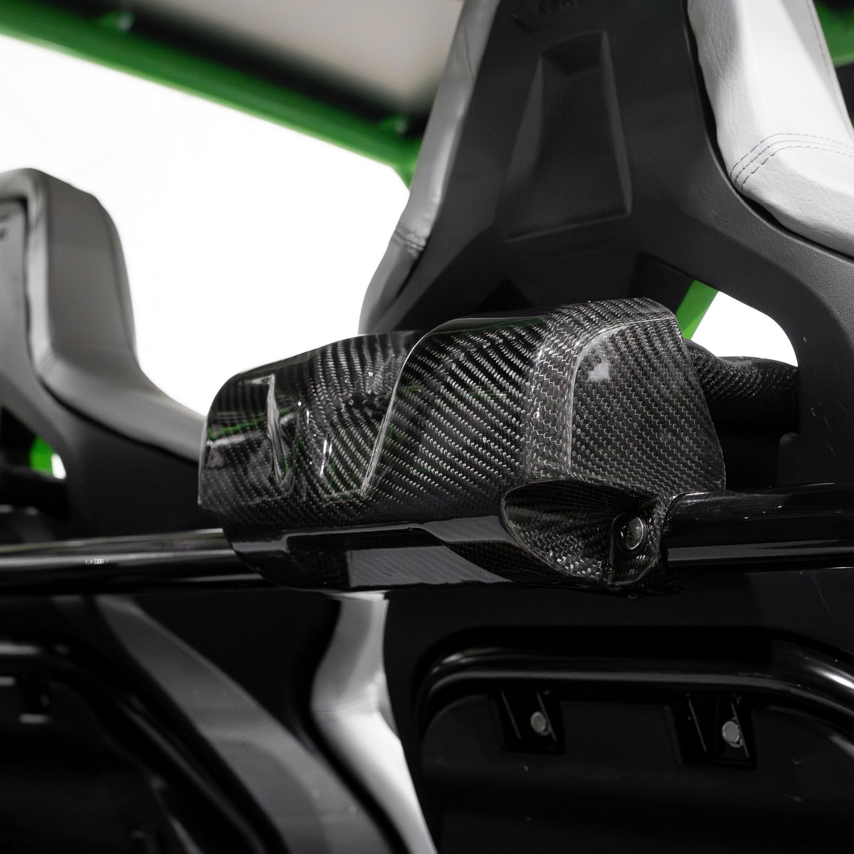 Kawasaki Teryx H2 Carbon Fiber Seat Belt Covers – product detail 4