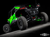 Kawasaki Teryx H2 rear three-quarter view with HCR trailing arms