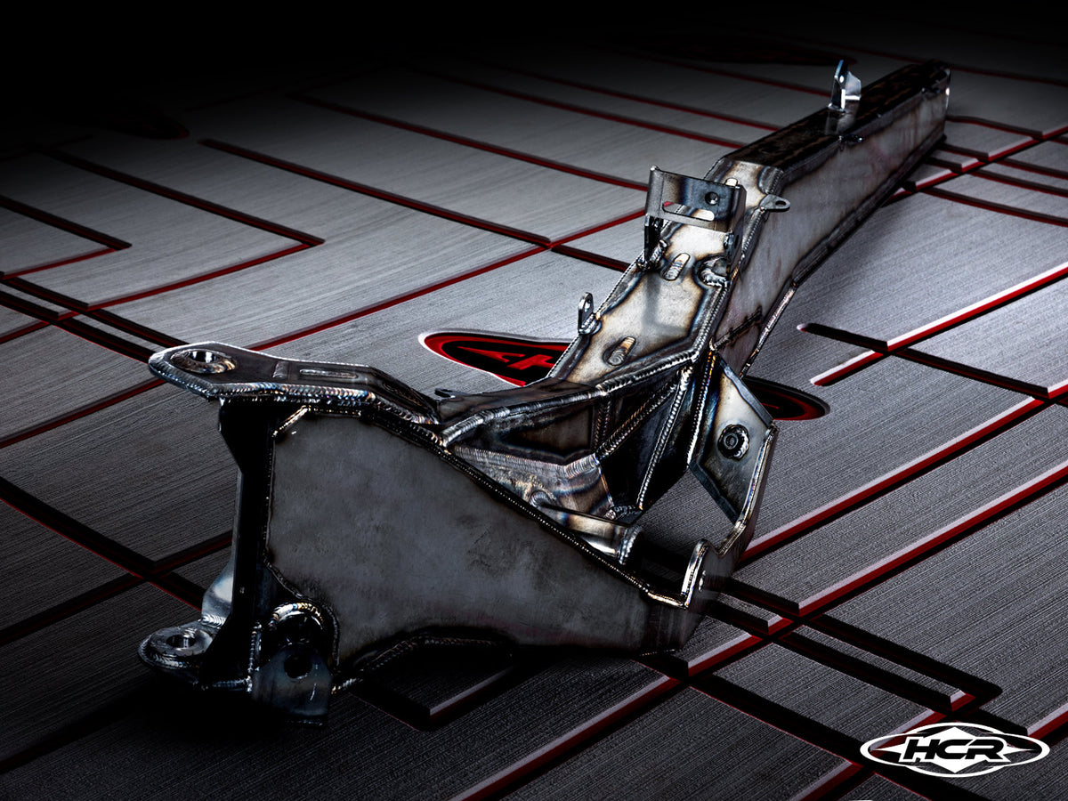 Raw HCR Kawasaki Teryx H2 trailing arm mounting detail
