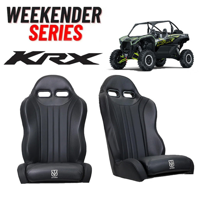 Photo of "Weekender" Series Pair of Front Suspension Bucket Seats KRX 2 or 4 Seater (2020-2025) by UTV Mountain Accessories - Premium for UTVs / Side by Sides