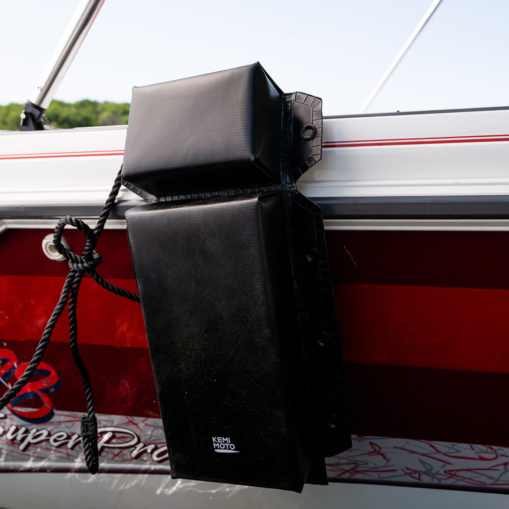 Photo of Flat Boat Fender, Marine Fender 2pcs for Ski Boat by Kemimoto - Premium for UTVs / Side by Sides
