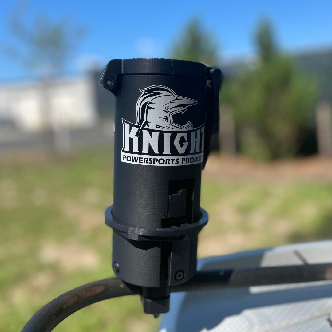 Photo of SafeBox phone holder & Knight Shield drink holder bundle by Knight ATV - Premium for UTVs / Side by Sides