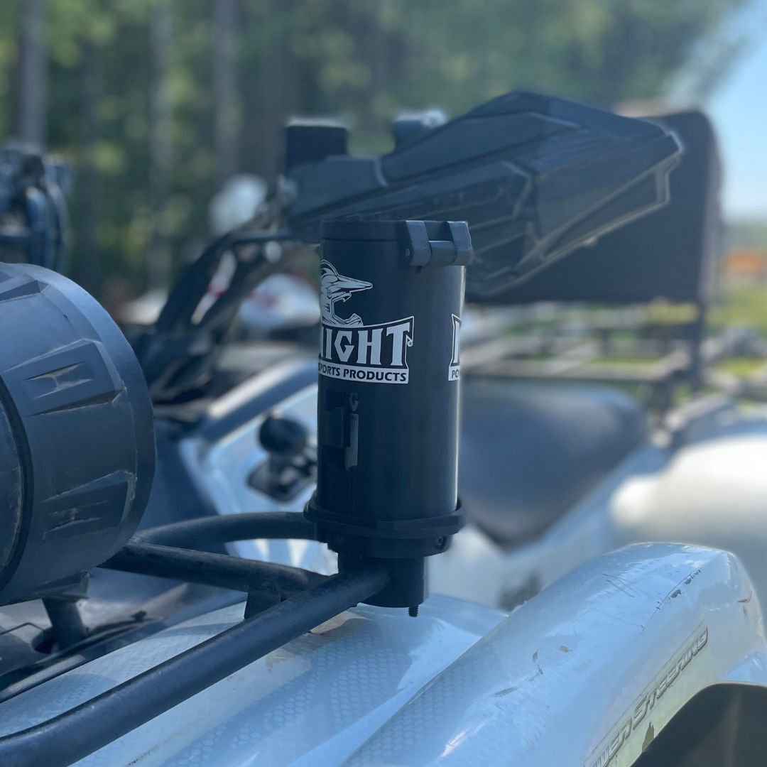 Photo of SafeBox phone holder & Knight Shield drink holder bundle by Knight ATV - Premium for UTVs / Side by Sides