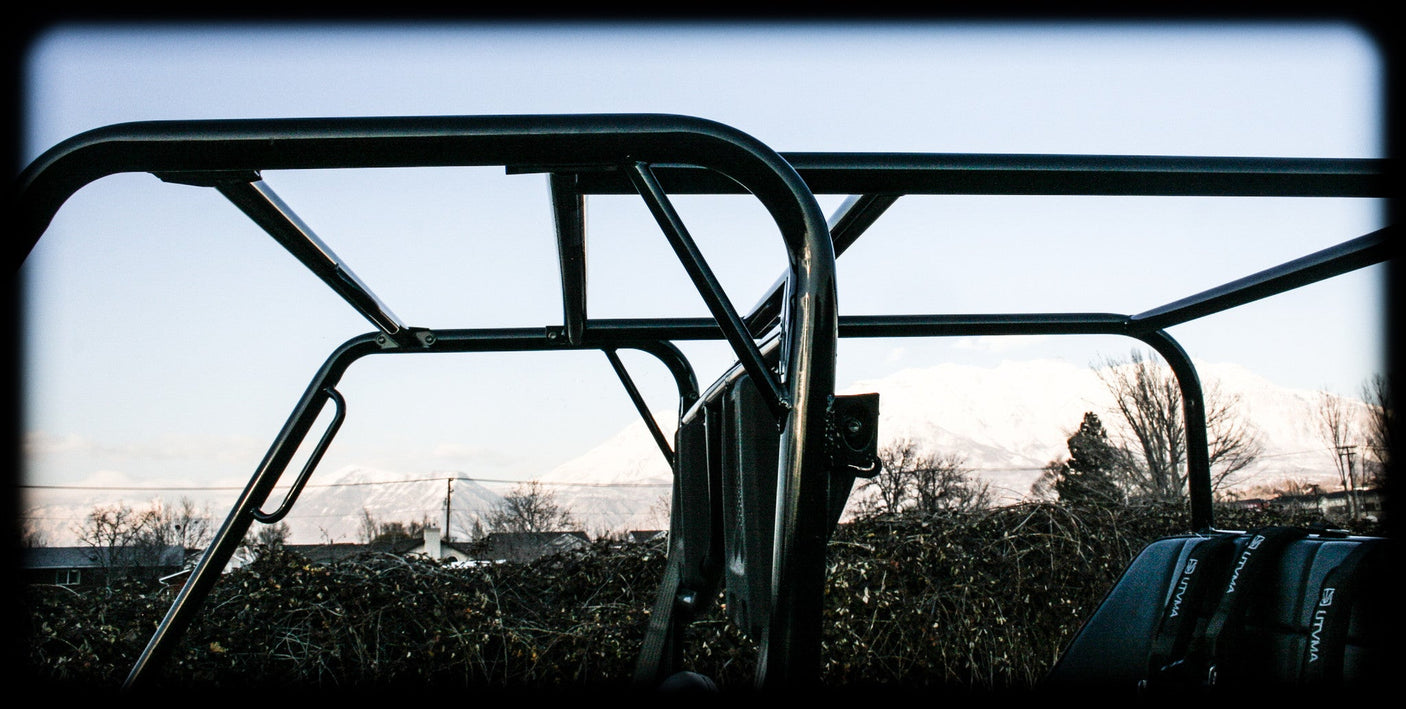 Photo of Kymco UXV 700 Backseat and Roll Cage (2014-2021) by UTV Mountain Accessories - Premium Roll Cages for UTVs / Side by Sides