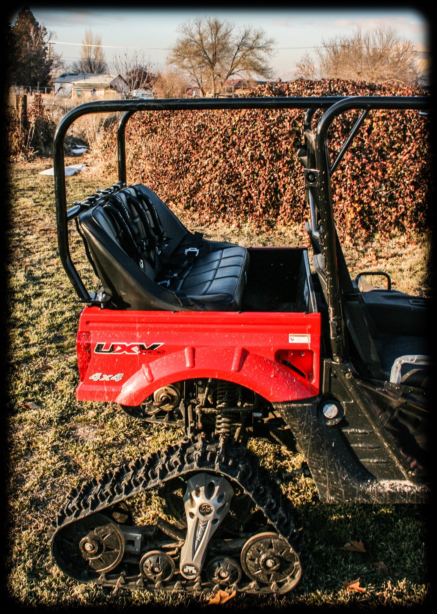 Photo of Kymco UXV 700 Backseat and Roll Cage (2014-2021) by UTV Mountain Accessories - Premium Backseat and Roll Cage for UTVs / Side by Sides