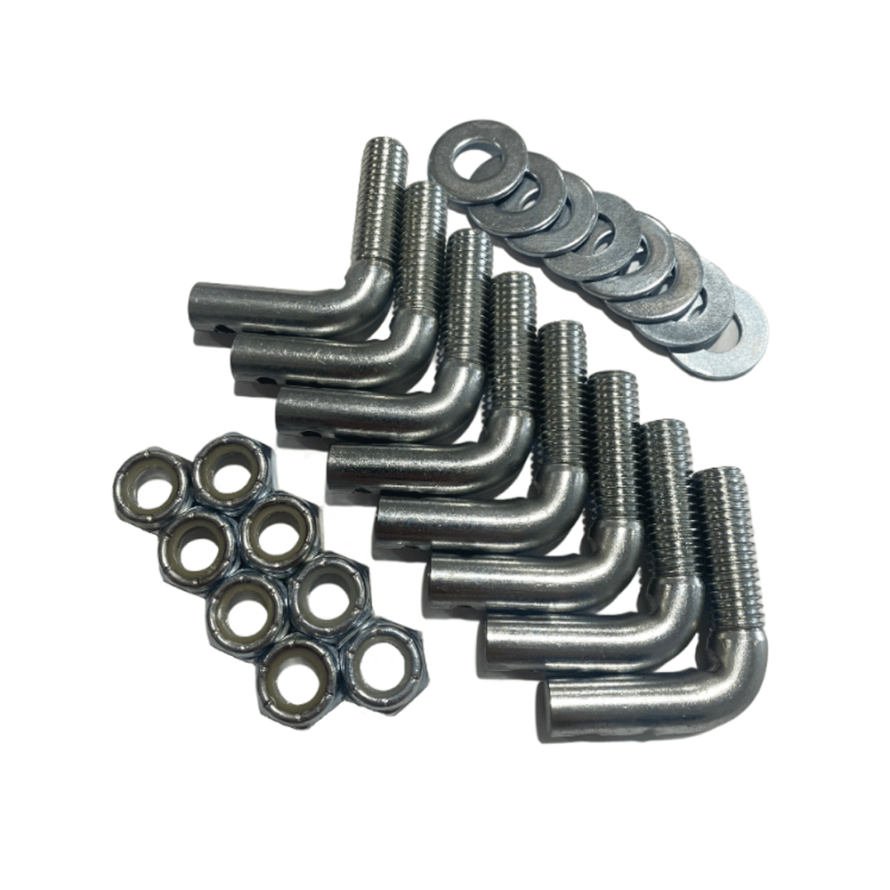 Photo of RZR Tree Kicker "L" Bolt Kit by AJK Offroad - Premium for UTVs / Side by Sides