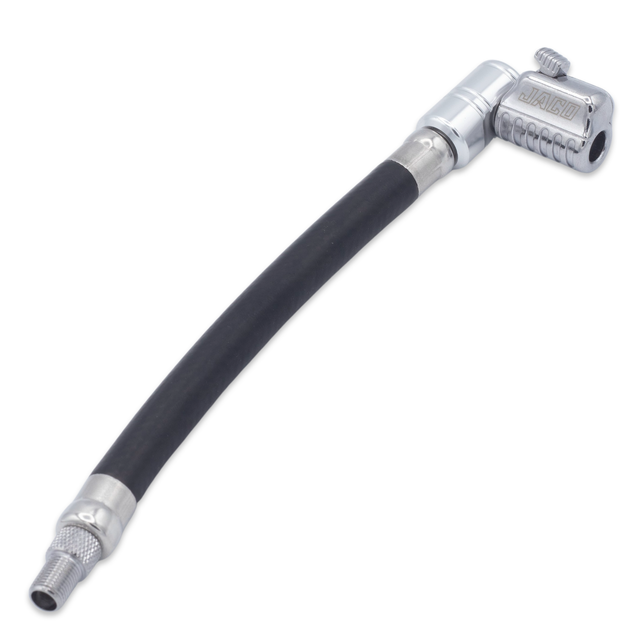 Photo of Lightning L2X Tire Inflator Hose Extension Self-Locking Nozzle | Patented Lock-on Air Hose Adapter for Tire Pumps (Open Flow) by JACO - Premium Tire Inflator Hose Extension Nozzle for UTVs / Side by Sides