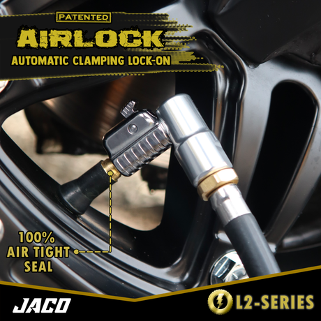 Photo of Lightning™ L2-Series Tire Air Chuck - 1/4" F-NPT by JACO - Premium Air Chuck for UTVs / Side by Sides