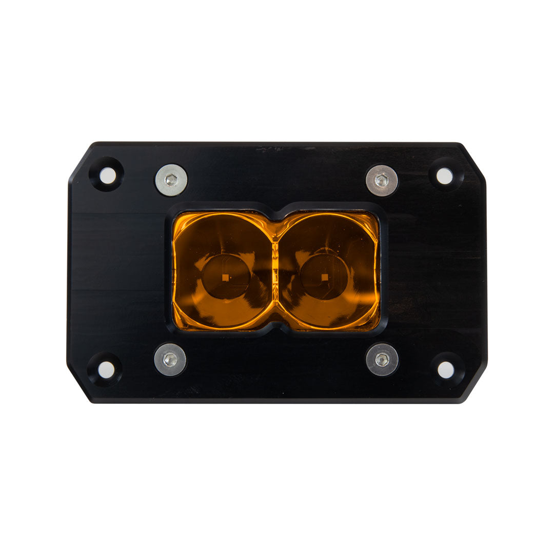 Photo of BA-2 Flush Mount Amber LED Pod Light by Heretic Studio Dealer Portal - Premium Light Bar for UTVs / Side by Sides