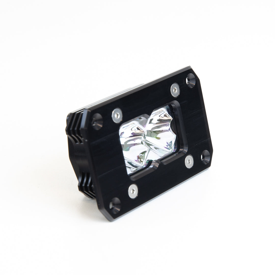 Photo of BA-2 Flush Mount Clear LED Pod Light by Heretic Studio Dealer Portal - Premium Light Bar for UTVs / Side by Sides