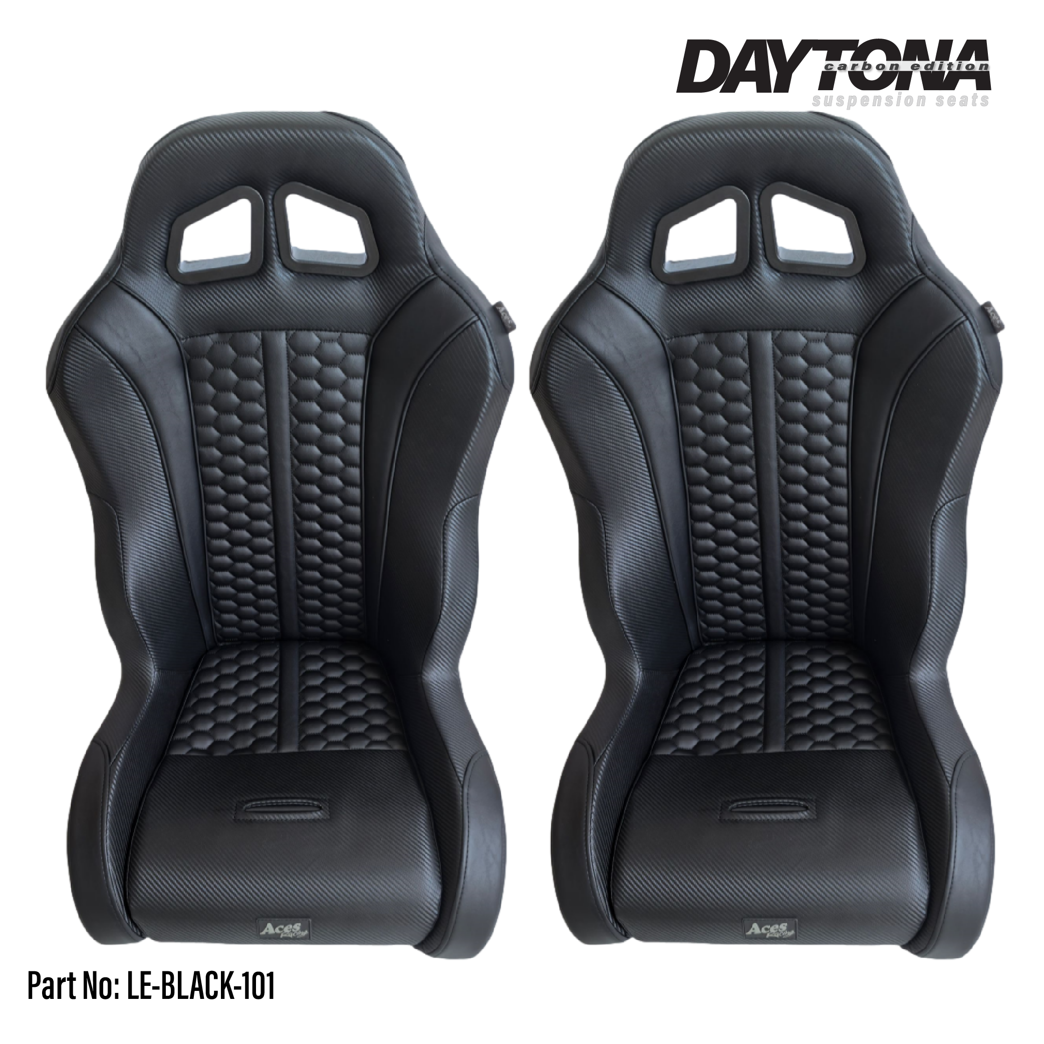 Photo of Aces Racing - Limited Edition - Black Daytona 101 by Aces Racing - Premium for UTVs / Side by Sides