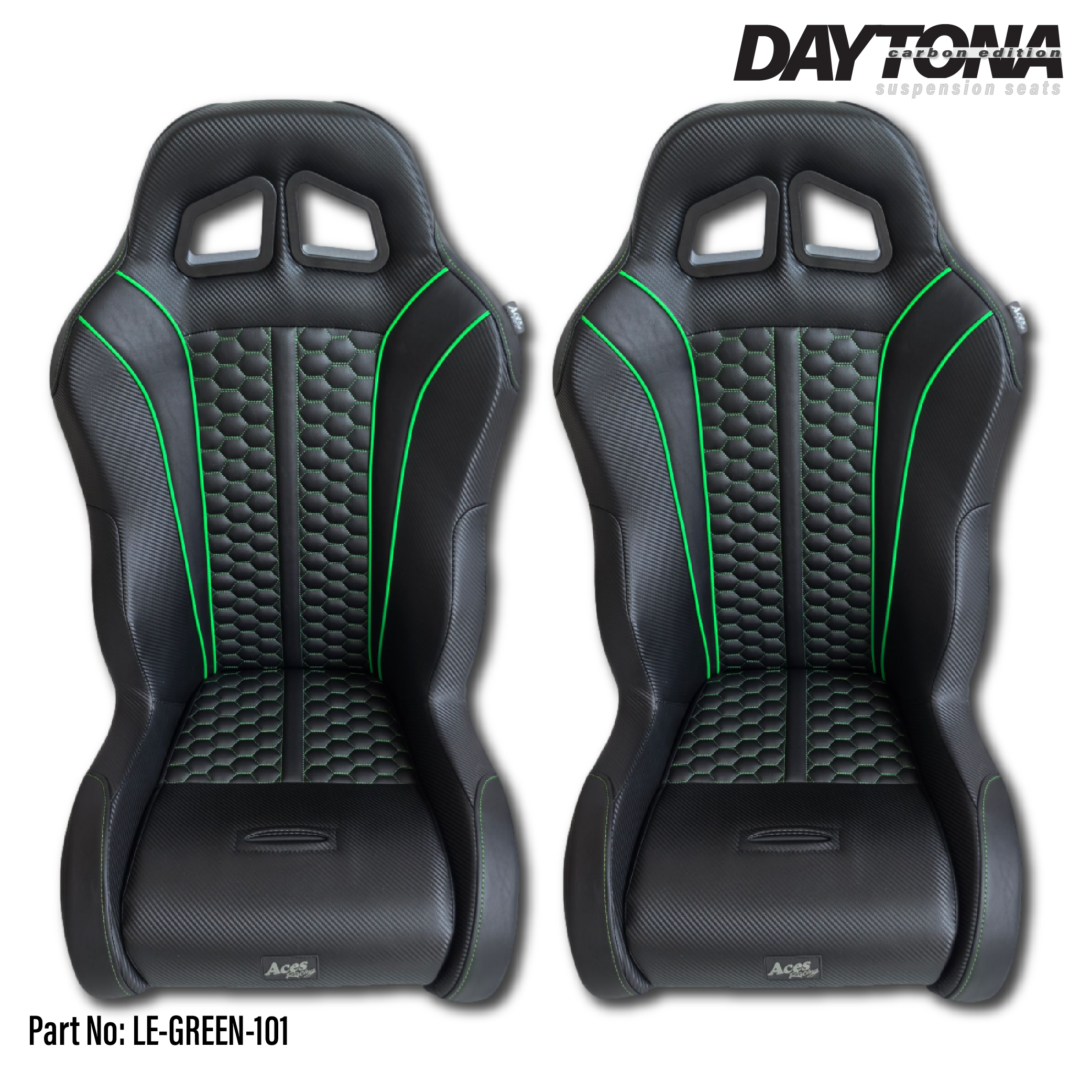 Photo of Aces Racing - Limited Edition - Green Daytona 101 by Aces Racing - Premium for UTVs / Side by Sides