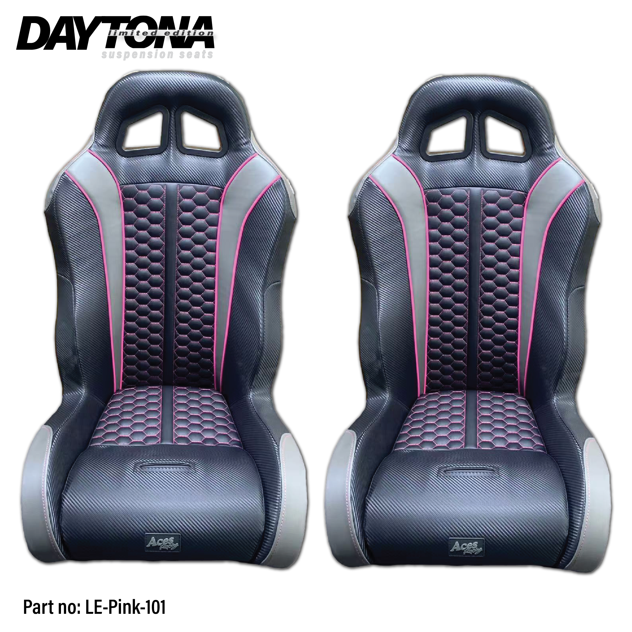 Photo of Aces Racing - Limited Edition - Pink Daytona 101 by Aces Racing - Premium for UTVs / Side by Sides