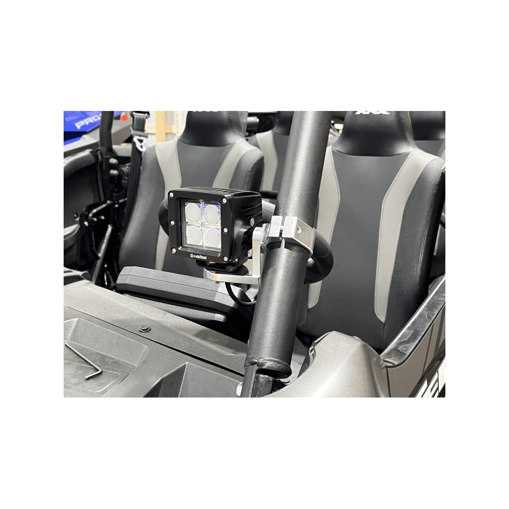 Photo of Adjustable Light Bar Clamp by AJK Offroad - Premium for UTVs / Side by Sides