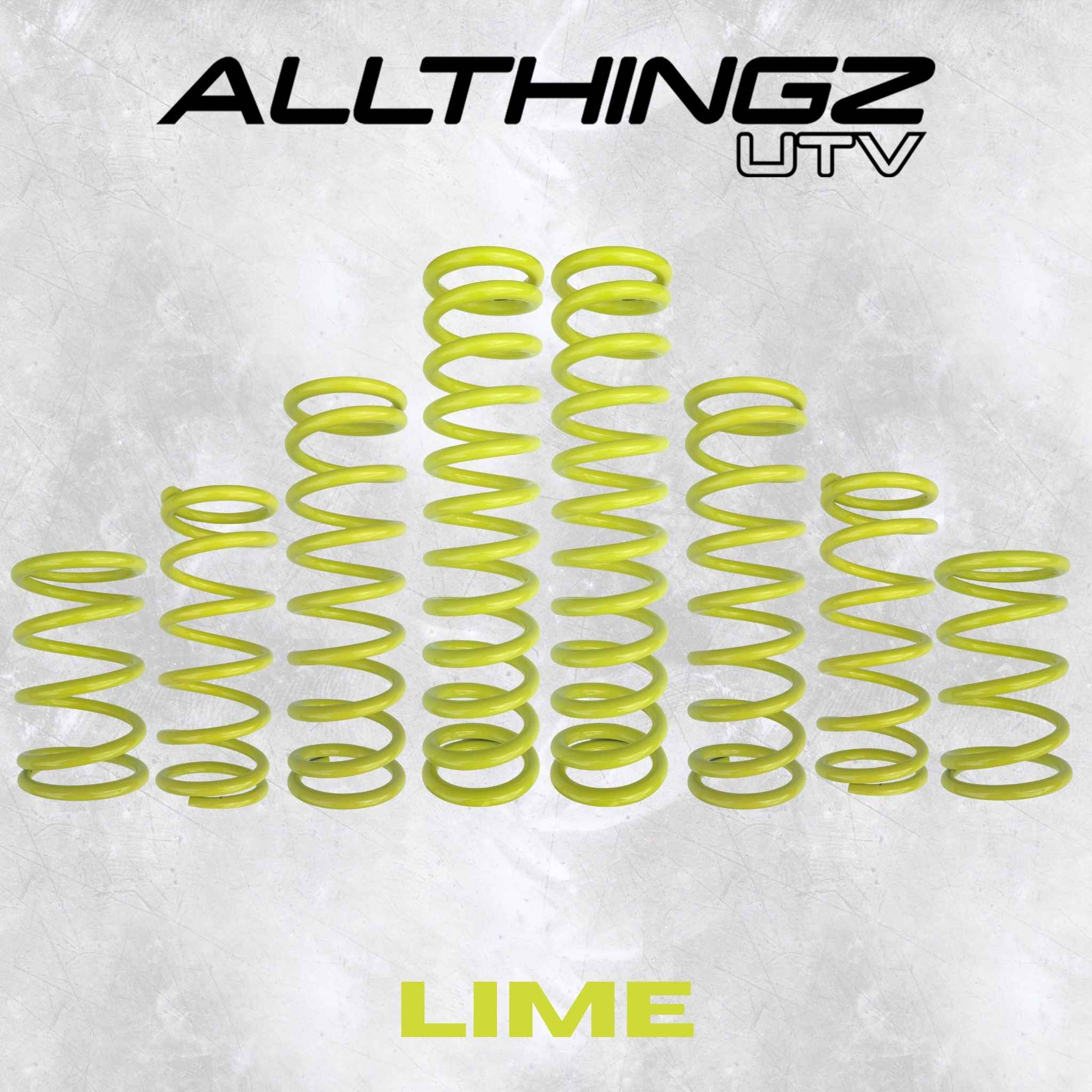 AllThingz UTV Can-Am Maverick X3 XRC 2 Seater Dual Rate Spring Kit - 2-3" Lift + 80% Better Ride (All Models)