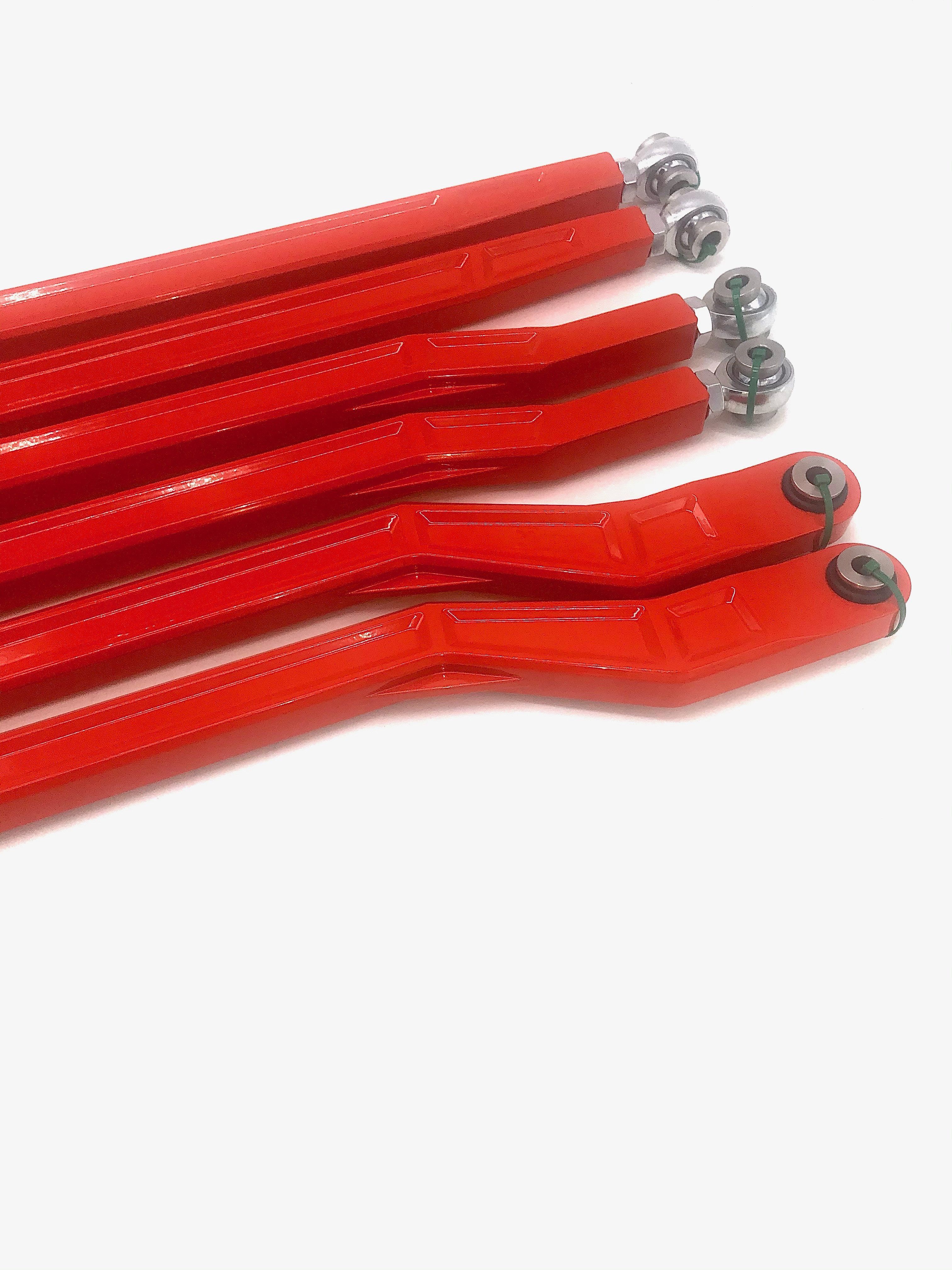 Photo of Can-Am Maverick X3 High Clearance Radius Rods (72in / 6 pc) by LM-UTV - Premium Radius Rods for UTVs / Side by Sides