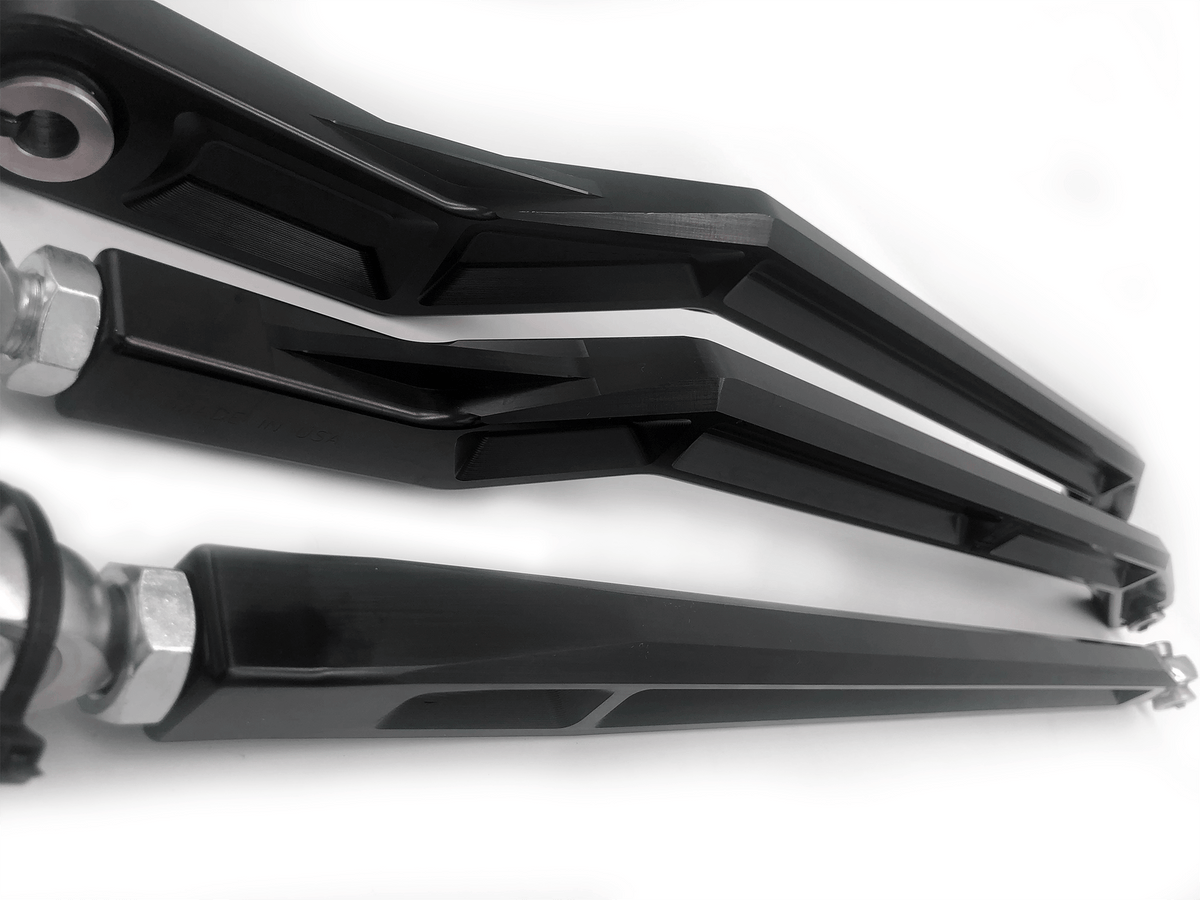Photo of Can-Am Maverick X3 High Clearance Radius Rods (72in / 6 pc) by LM-UTV - Premium Radius Rods for UTVs / Side by Sides
