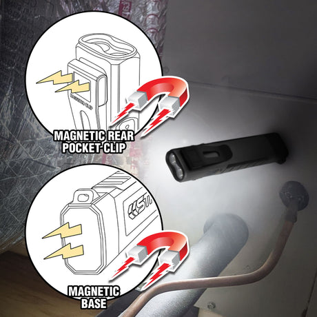 Photo of LP-EDC+ 8.0 Low Profile Everyday Carry Ultra-Thin Spot & Flood Flashlight by STKR Concepts - Premium Recovery Gear for UTVs / Side by Sides