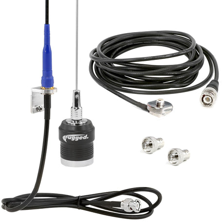 Photo of Long Track Antenna Upgrade Kit for Rugged V3 / RH5R Handheld Radio by Rugged Radios - Premium for UTVs / Side by Sides