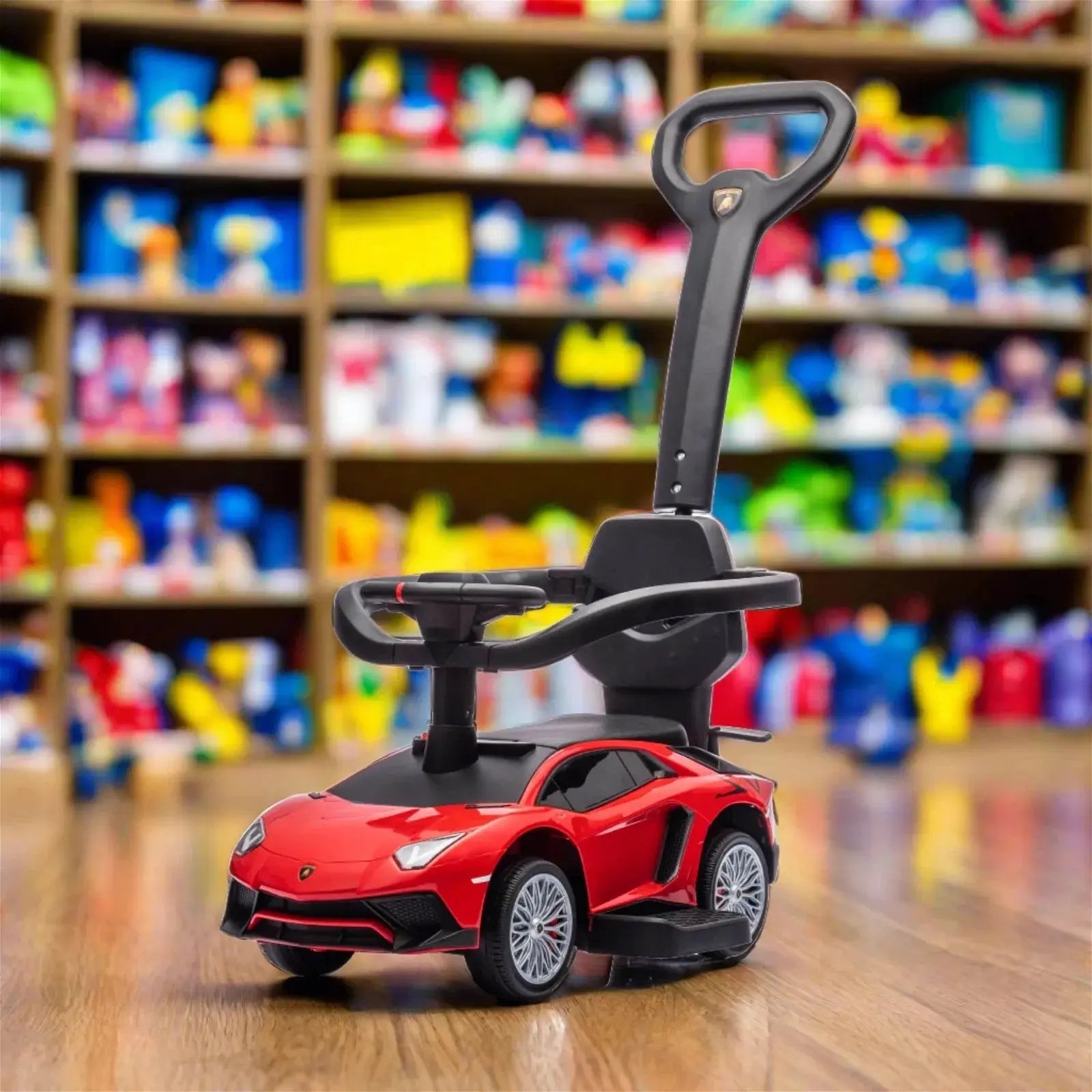 Photo of Lamborghini 3-in-1 Kids Push Ride On Toy Car by Freddo Toys - Premium Toys for UTVs / Side by Sides