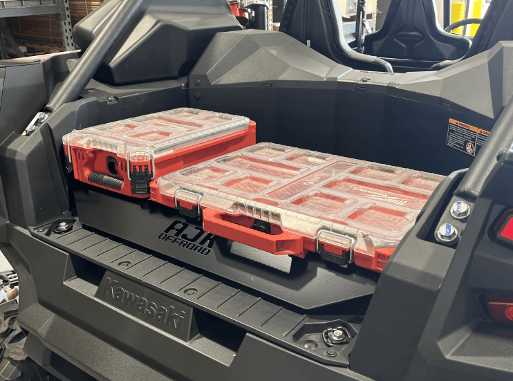 Photo of Kawasaki KRX Packout Mount - Subwoofer Compatible by AJK Offroad - Premium for UTVs / Side by Sides