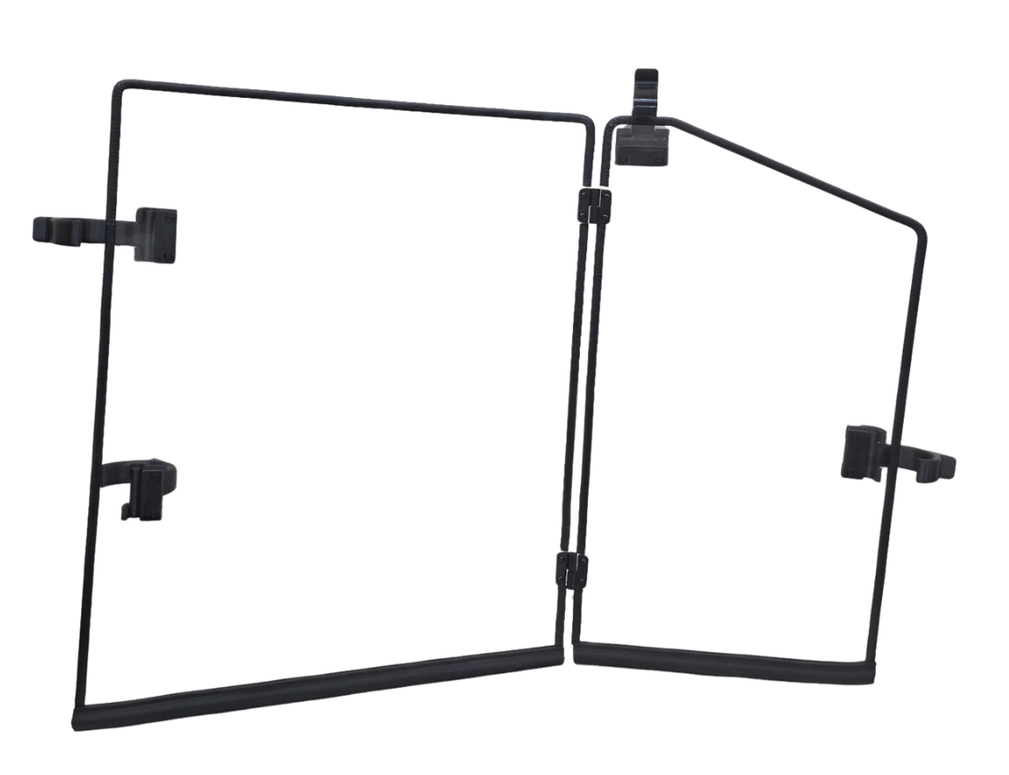 Polaris General 1000 4-Door Hard Cab Enclosure | Hinged Crystal-Clear Doors